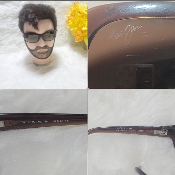 MAUI JIM LAGOON SUNGLASSES BROWN. - Picture 1 of 9